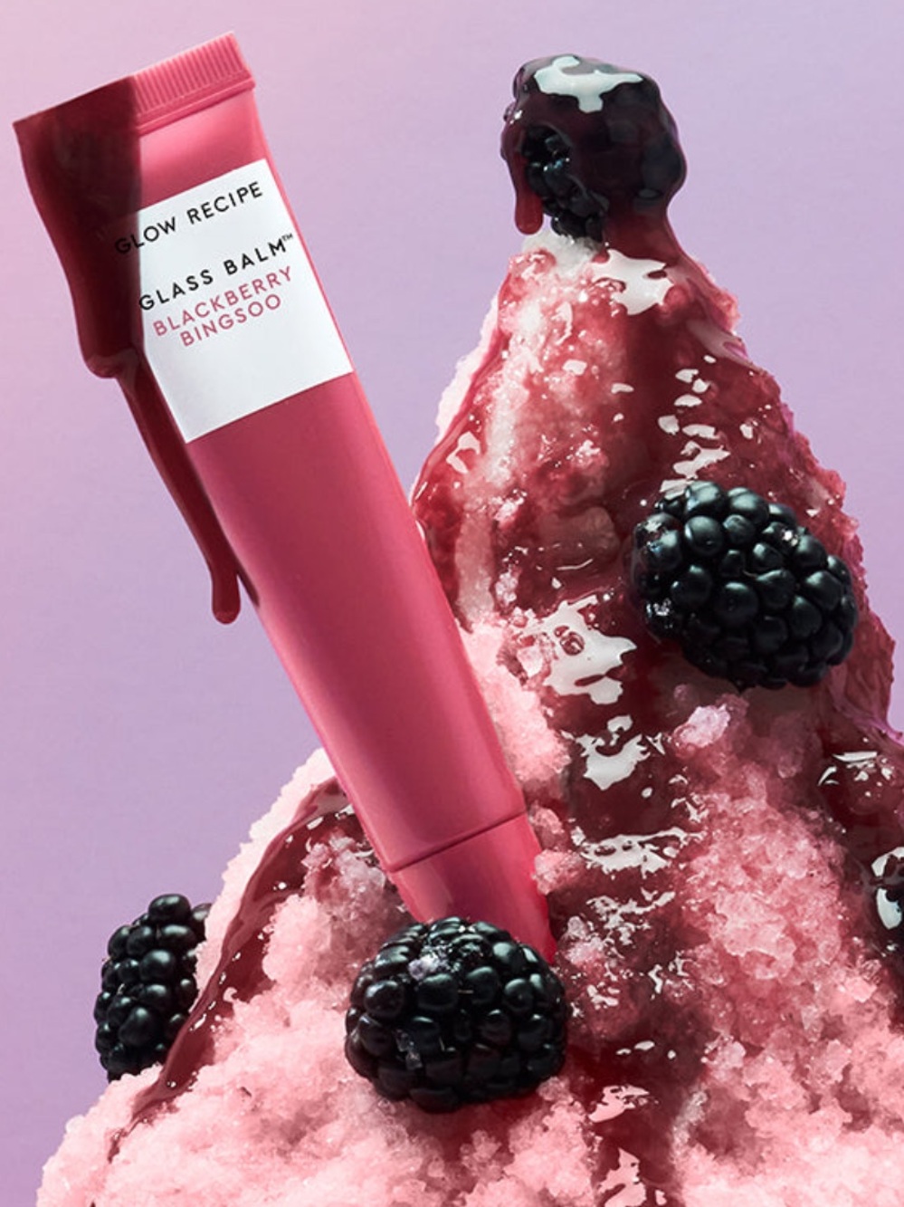 Glow Recipe Glass Balm Lip Treatment – Blackberry Bingsoo – New